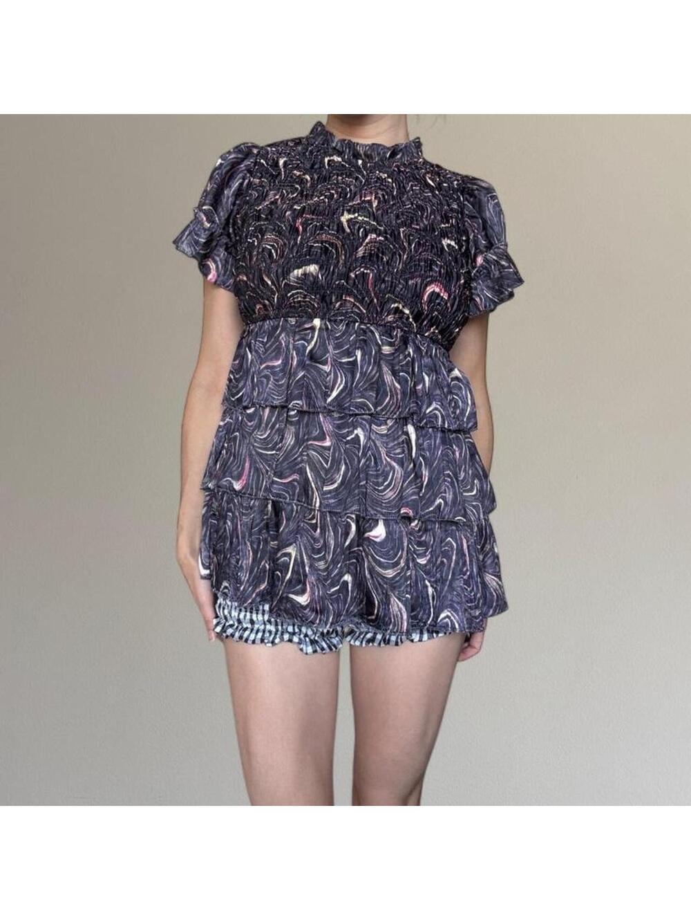 Tiered ruffle babydoll top from Sea New York.